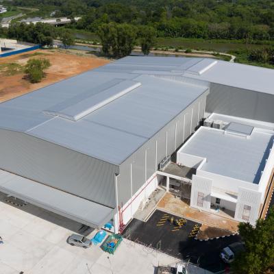 Cold room sandwich panels installed in flour production facility - CS Panel